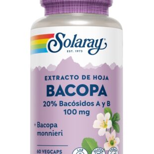 Bacopa 100 Cápsulas - SOLARAY