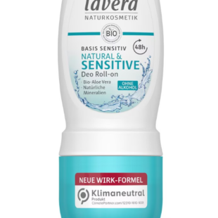 Desodorante Roll-On 48h Basis Sensitiv & Natural 50ml Lavera- Naturcosmetika