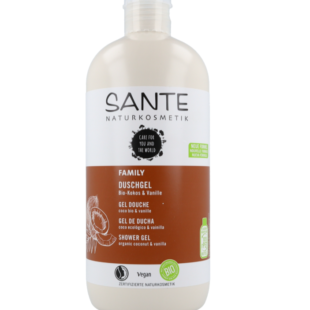 Gel Ducha Family Coco & Vanilla Bio 500ml Sante - Naturcosmetika