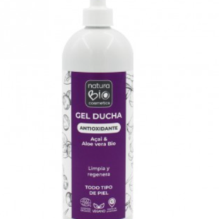 Gel Ducha Antioxidantes Aloe & Açai Bio 740ml - Naturcosmetika