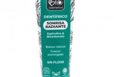 Dentrífico Sonrisa Radiante 75ml Espirulina & Biscarbonato Naturabio  - Naturcosmetika
