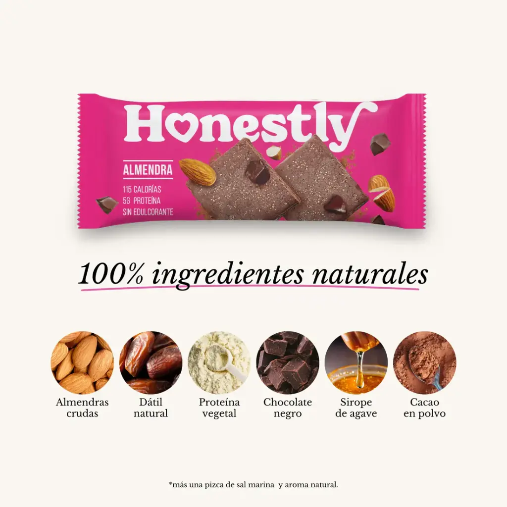 Barrita de Almendra - Honestly