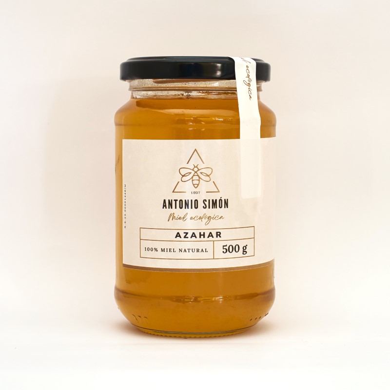 Miel ecológica de Azahar 500g - Antonio Simón